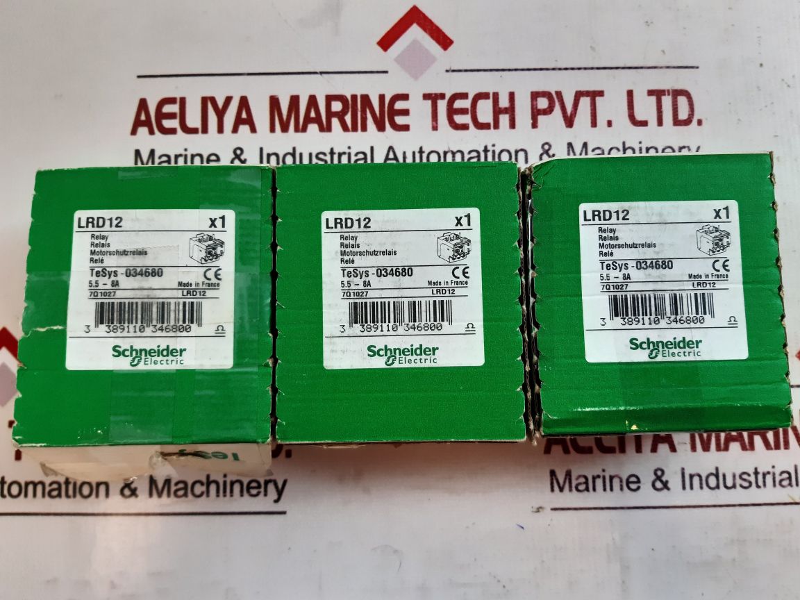Schneider electric lrd 12 thermal overload relay