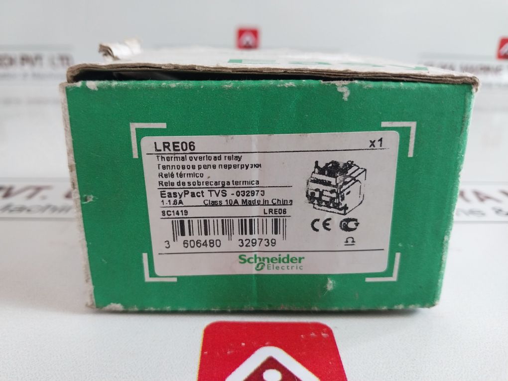 Schneider Lre06 Thermal Overload Relay 1-1.6A