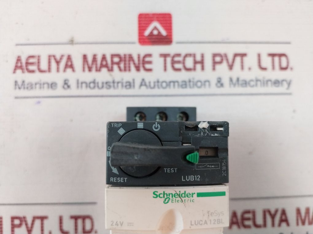 Schneider Electric Luca12Bl Motor Starter With Lua1C20 Auxiliary Contact Block