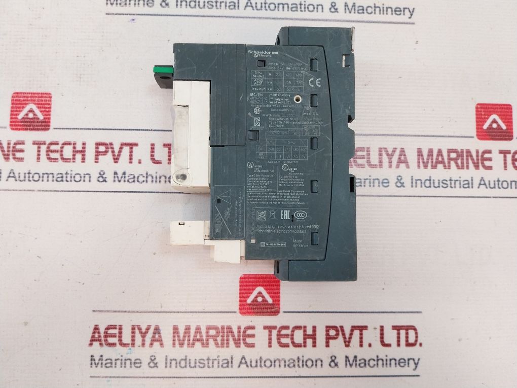 Schneider Electric Luca12Bl Motor Starter With Lua1C20 Auxiliary Contact Block