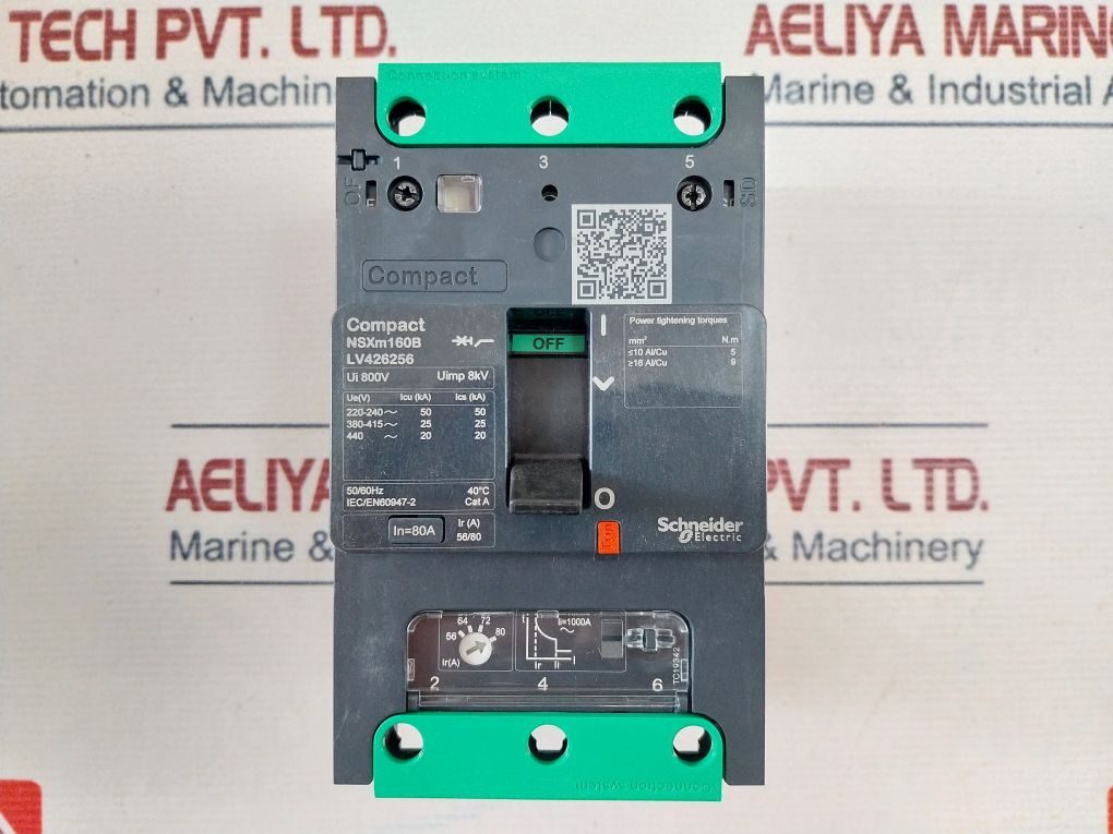 Schneider Electric Lv426256 Circuit Breaker 80A