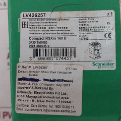 Schneider Electric Lv426257 Circuit Breaker