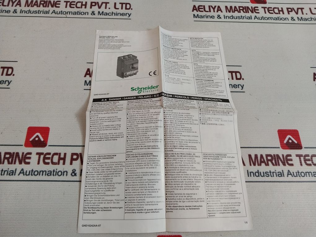 Schneider Electric Lv429015X62A100Sa Moulded Case Circuit Breaker