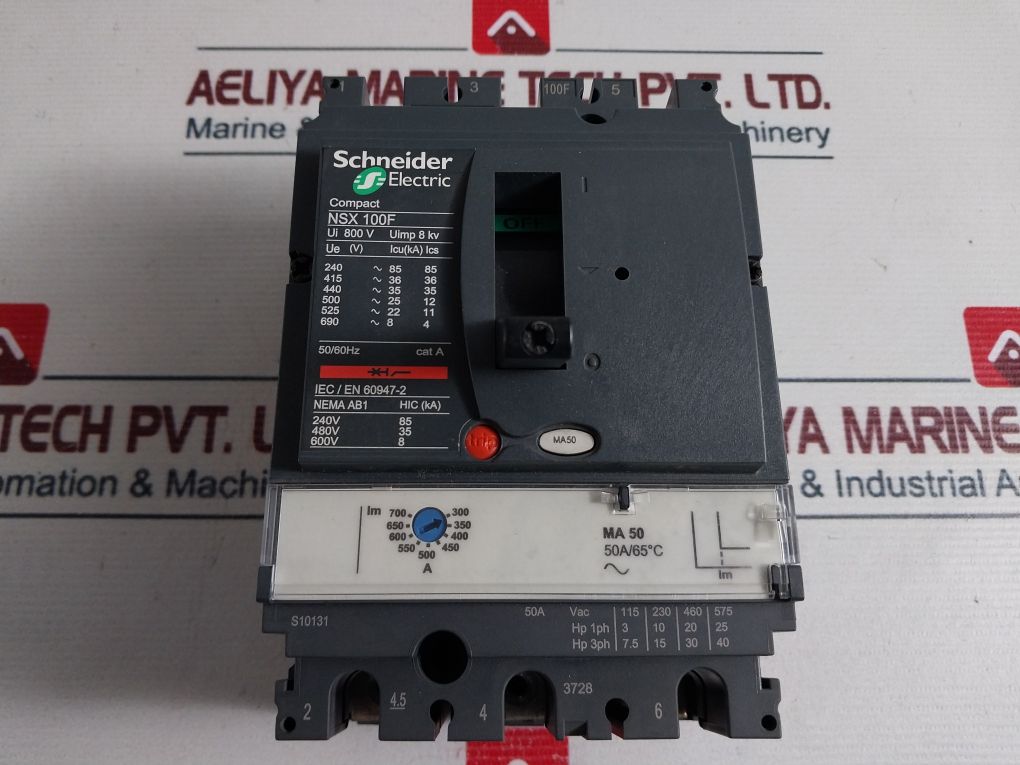 Schneider Electric Lv429741 Circuit Breaker Nsx 100F
