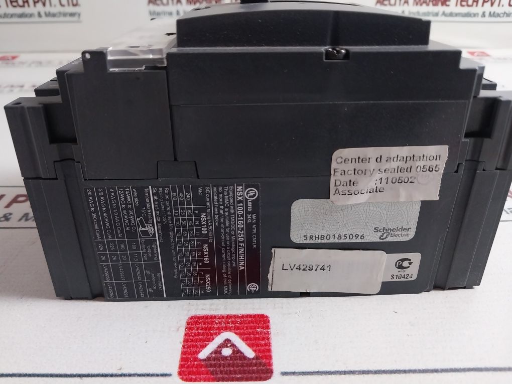 Schneider Electric Lv429741 Circuit Breaker Nsx 100F