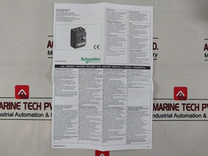 Schneider Electric Lv431405 Compact Nsx Circuit Breaker 800V 50/60Hz