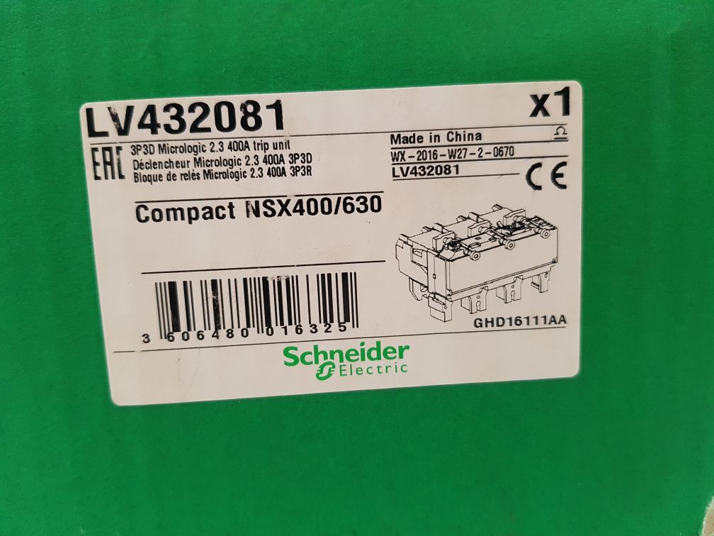 Schneider Electric Lv432081 Micrologic 2.3 Trip Unit
