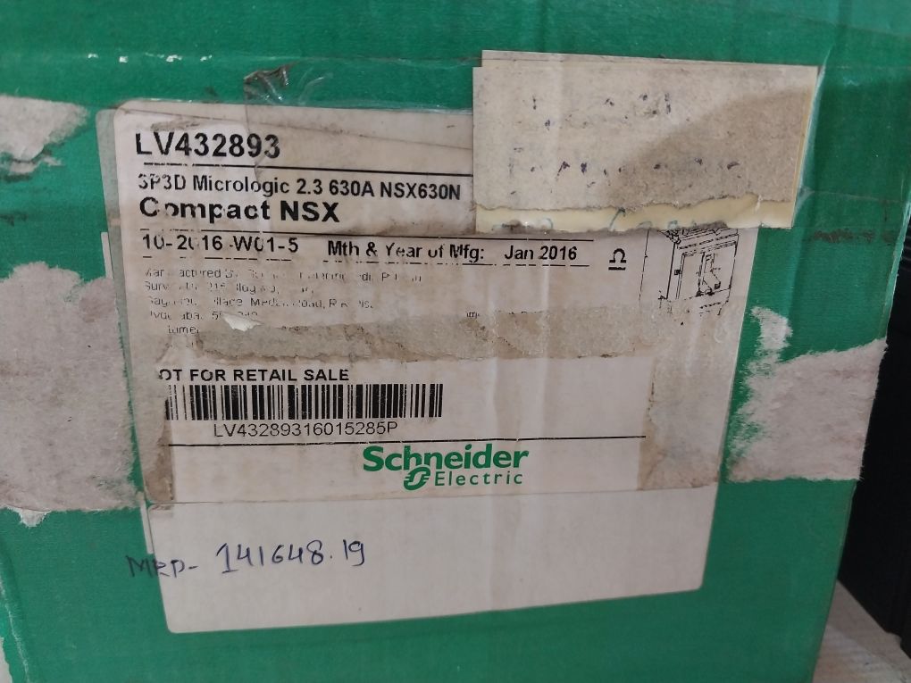 Schneider Electric Lv432893 Circuit Breaker
