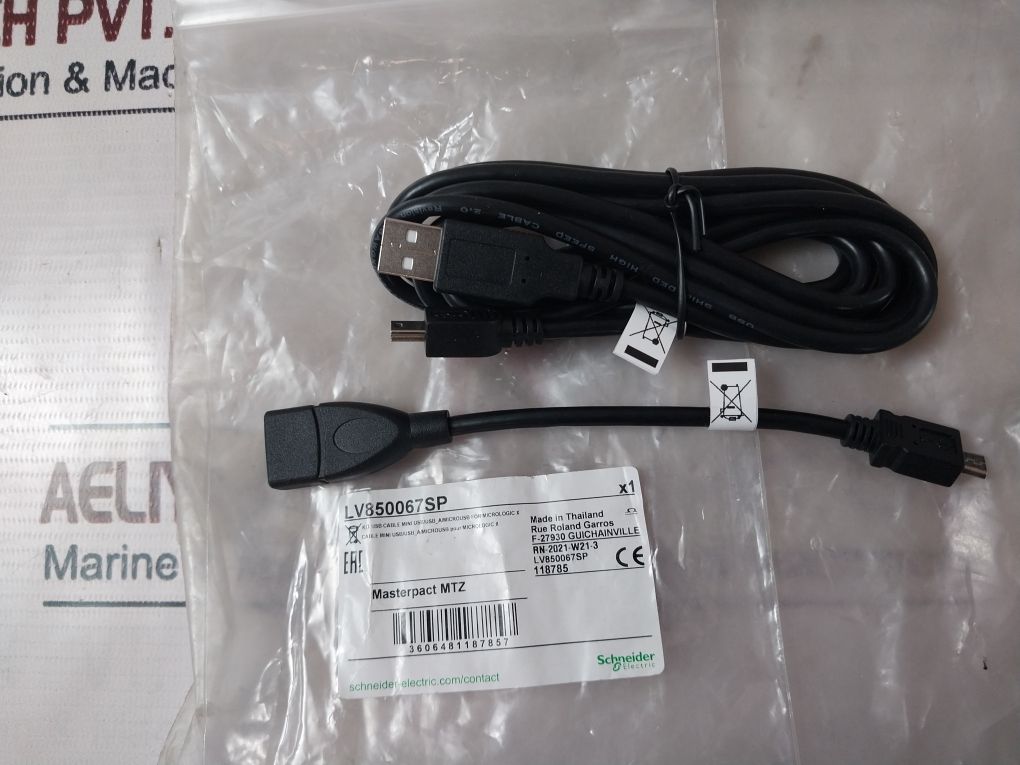 Schneider Electric Lv850067Sp Usb Cable (Mini Usb/Usb) For Micrologic X Kit
