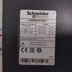 Schneider Electric Lxm26Du07M3X Motion Servo Drive