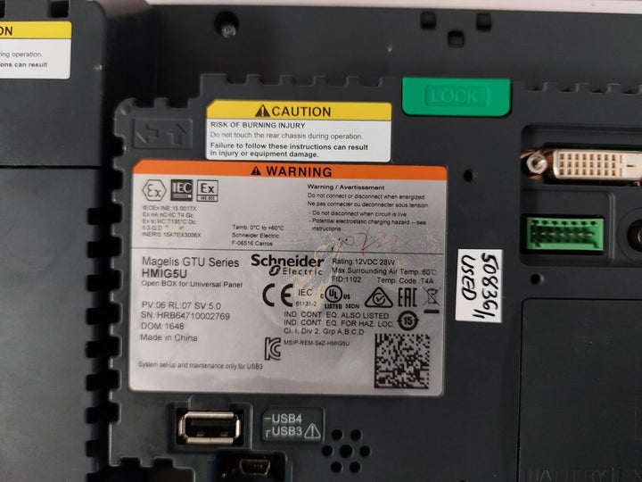 Schneider Electric Magelis Hmidt542 Display With Hmig5U Base Unit
