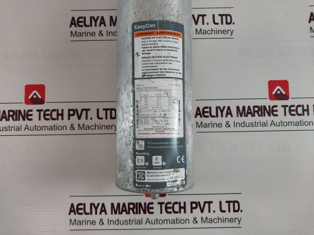Schneider Electric Mehvcsdy250A44 Three Phase Low Voltage Capacitor