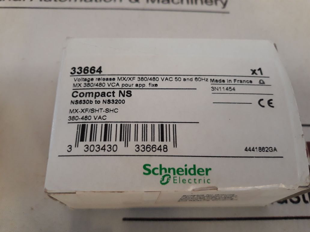 Schneider Electric Mx-xf/Sht-shc Voltage Release Shunt Trip