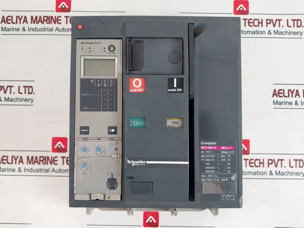 Schneider Electric/Merlin Gerin Ns1250H Circuit Breaker Trip Unit 1250Amp