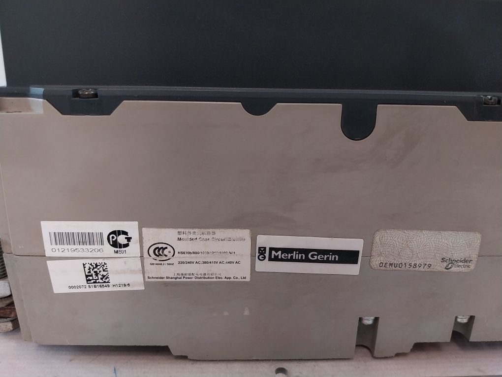 Schneider Electric Ns800N Moulded Case Circuit Breaker 800V