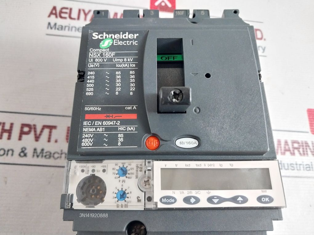 Schneider Electric Nsx160F Circuit Breaker
