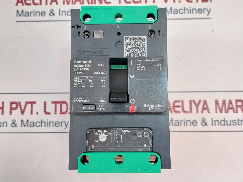 Schneider Electric Nsx160F Circuit Breaker 160A