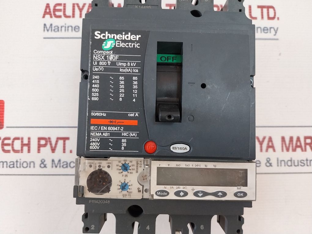 Schneider Electric Nsx 100F Circuit Breaker
