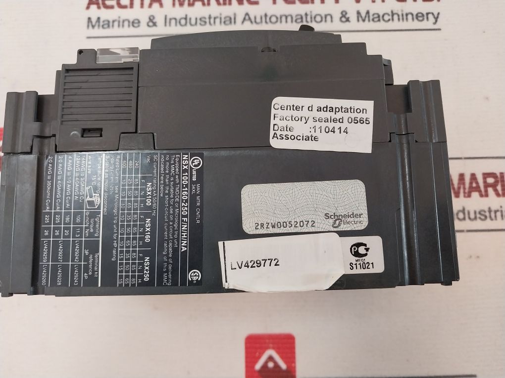 Schneider Electric Nsx 100F Circuit Breaker S11021