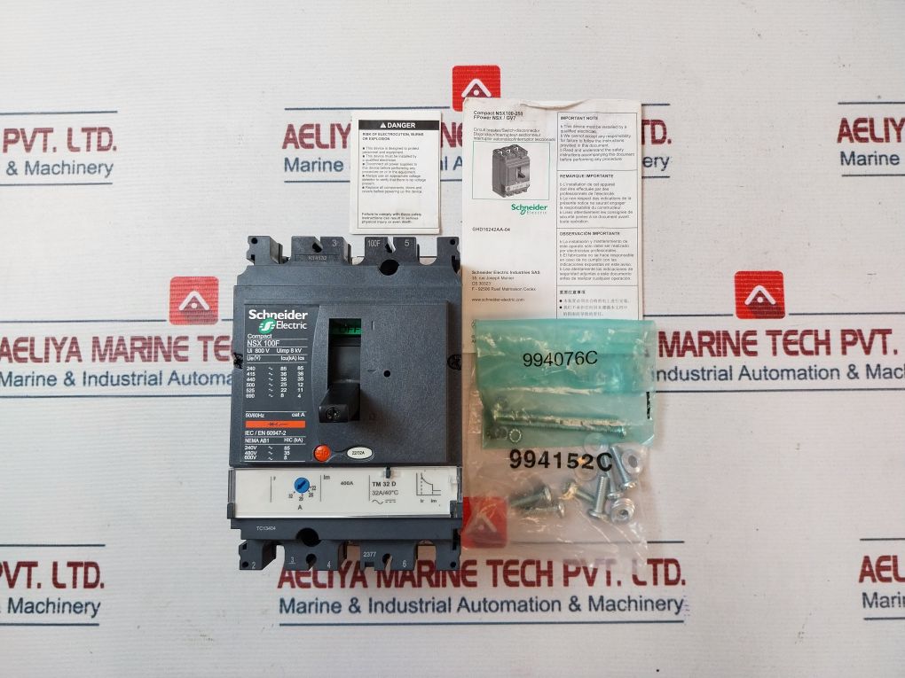 Schneider Electric Nsx 100F Circuit Breaker/Switch-disconnector Cat A