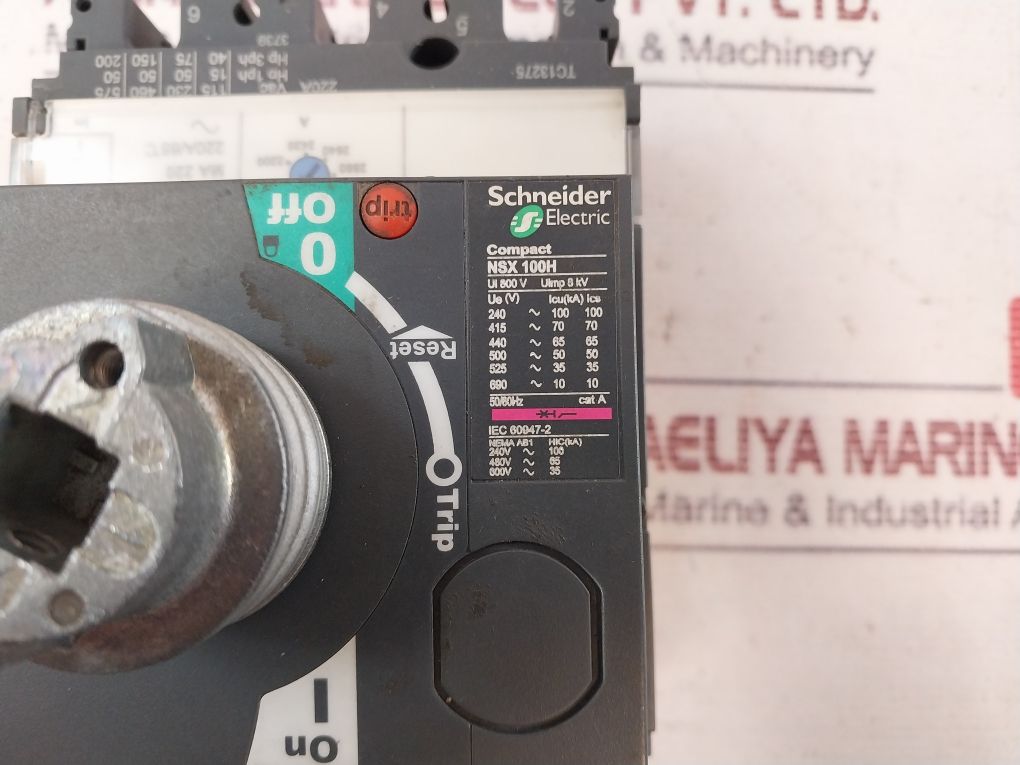 Schneider Electric Nsx 100H Circuit Breaker 50/60Hz