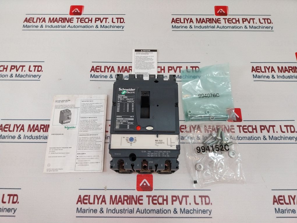 Schneider Electric Nsx 100N Circuit Breaker 800V 
