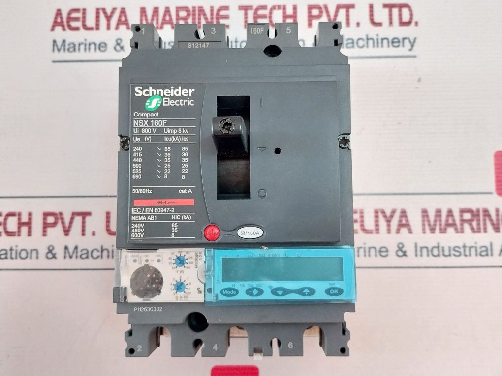 Schneider Electric Nsx 160F Circuit Breaker Lv430403X62E160