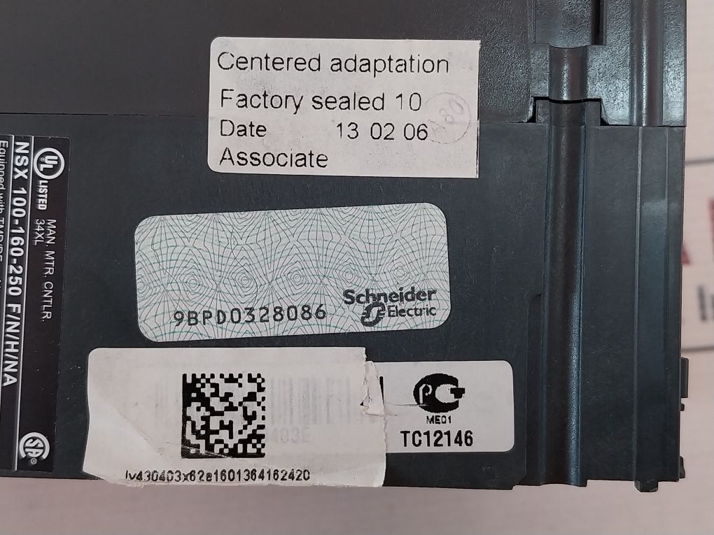 Schneider Electric Nsx 160F Circuit Breaker Lv430403X62E160