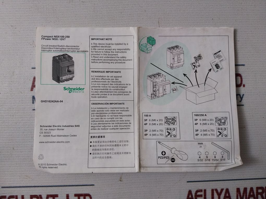 Schneider Electric Nsx 160F Circuit Breaker/Switch-disconnector