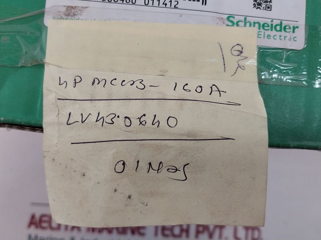 Schneider Electric Nsx 160F Moulded Case Circuit Breaker 160A