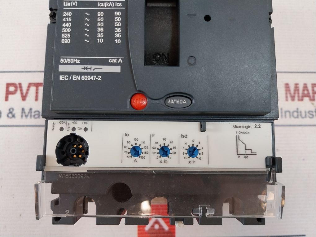 Schneider Electric Nsx 160N Moulded Case Circuit Breaker 160A 3P