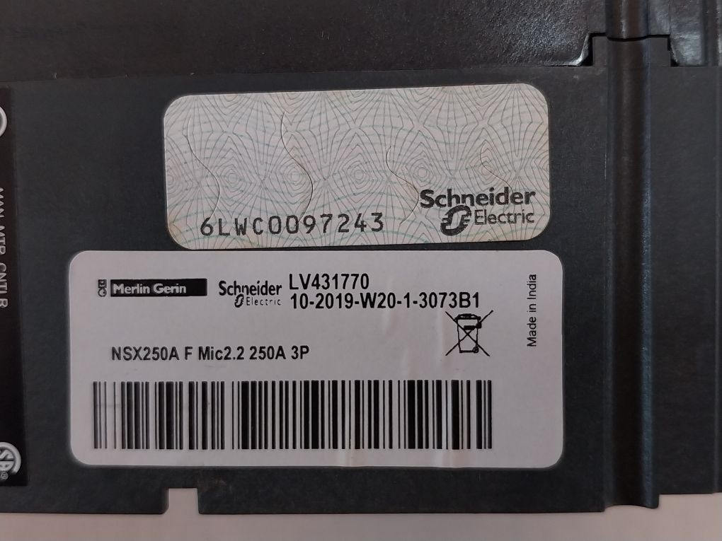Schneider Electric Nsx 250 F Moulded Case Circuit Breaker Lv431770