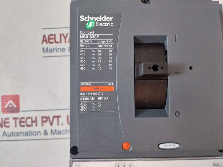 Schneider Electric Nsx 630F Circuit Breaker Ui 800 V