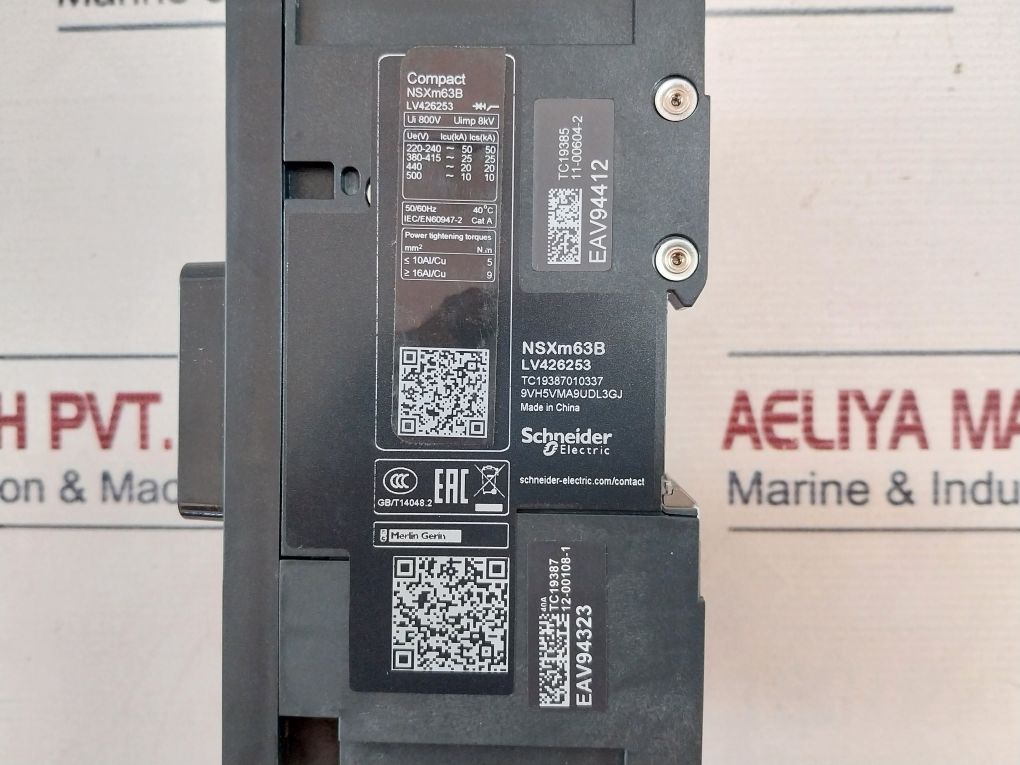 Schneider Electric Nsxm63B Circuit Breaker 600A