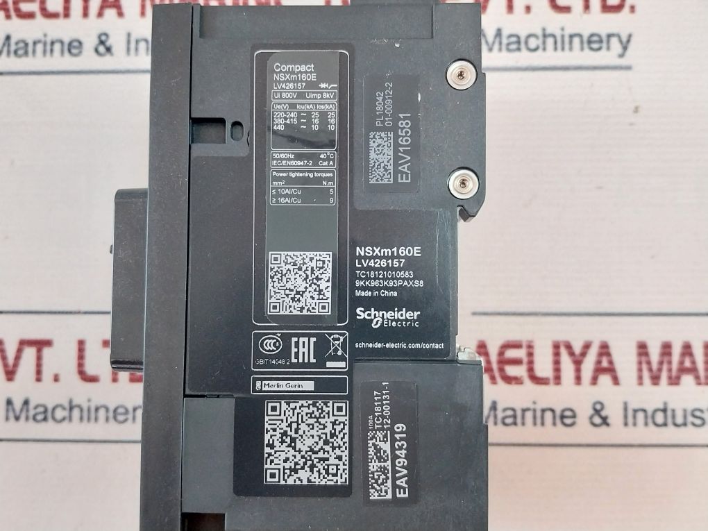 Schneider Electric Nsxm 160E Circuit Breaker