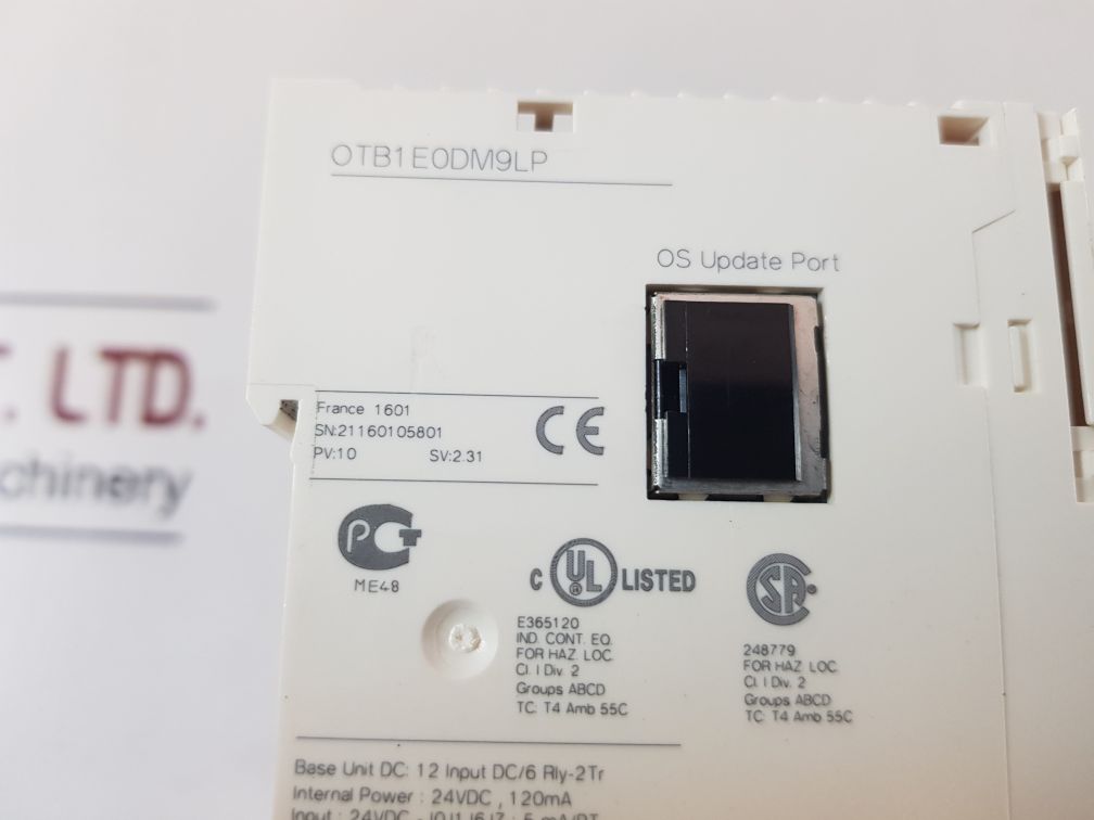 Schneider Electric Otb1E0Dm9Lp,Tm2Ami8Ht,Tm2Dmm8Drt Module Rack