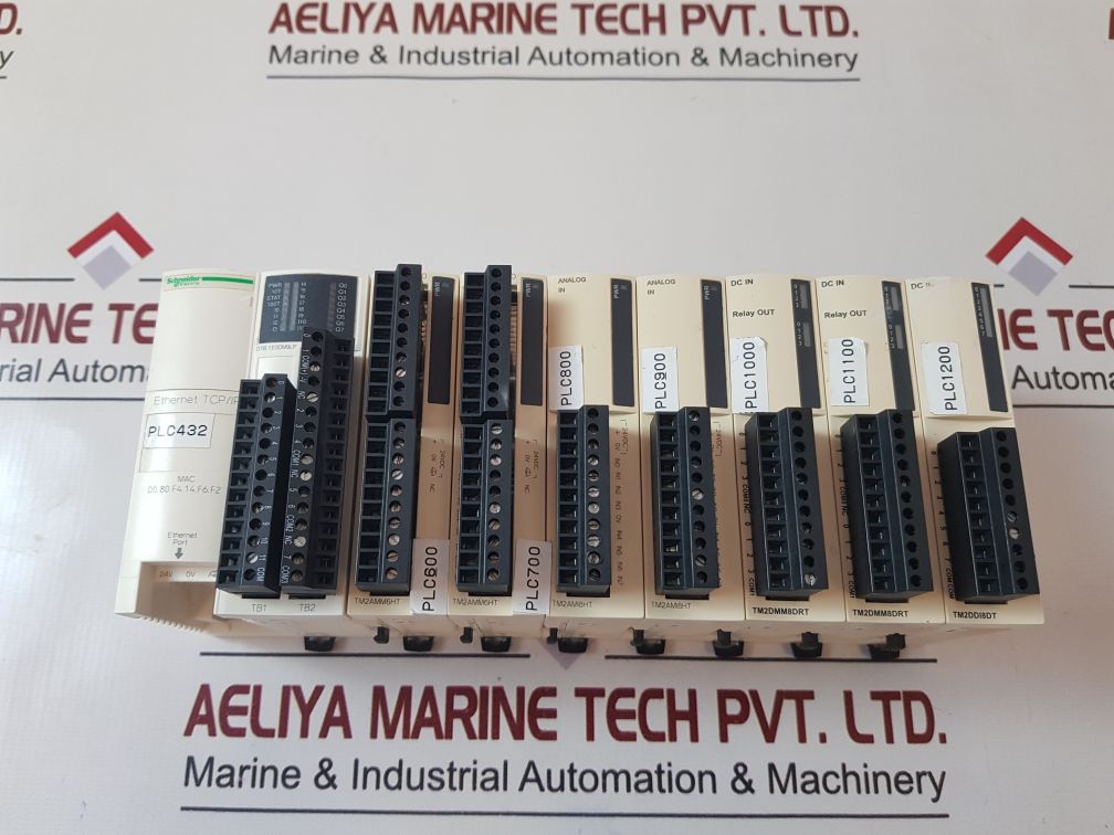 Schneider Otb1E0Dm9Lp,Tm2Amm6Ht,Tm2Ami8Ht,Tm2Dmm8Drt,Tm2Ddi8Dt Module Rack