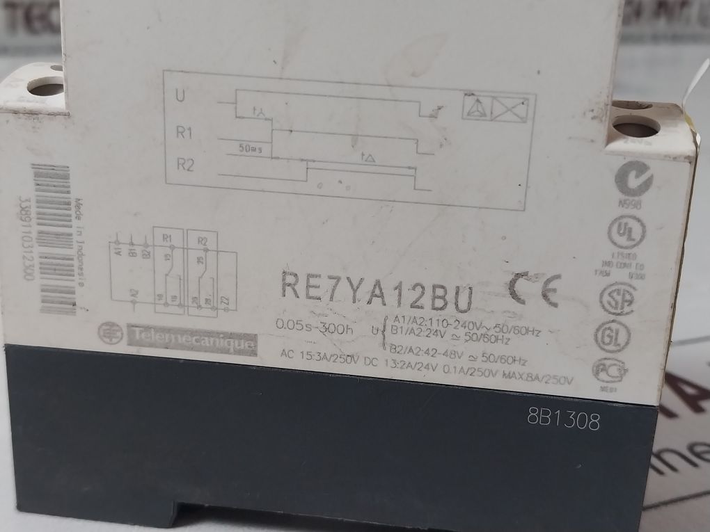 Schneider Electric/Telemecanique Re7Ya12Bu Time Delay Relay
