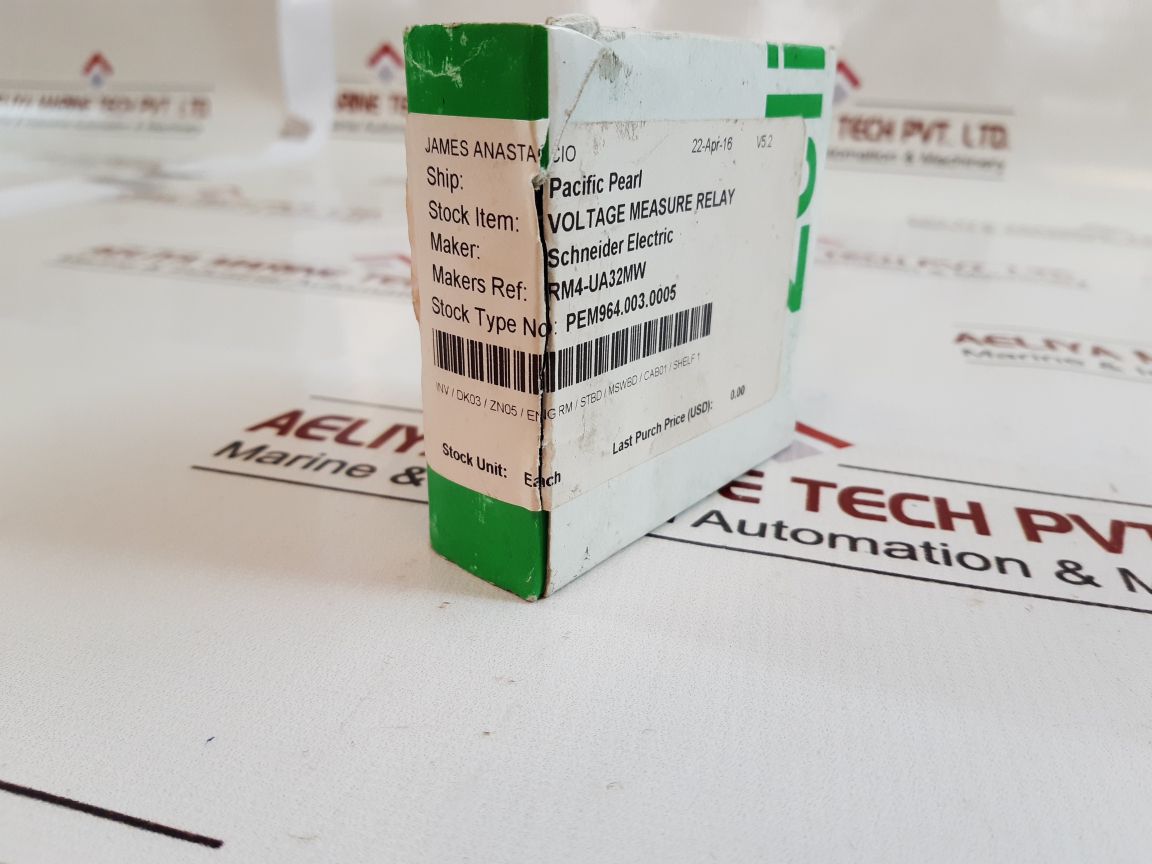 Schneider electric rm4ua32mw voltage measurement relay