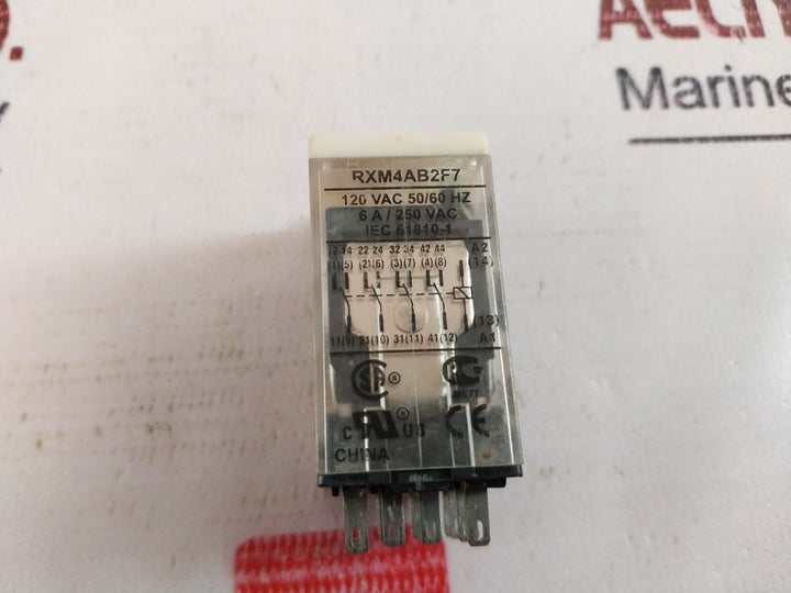 Schneider Electric Rxm4Ab2F7 Relay 120Vac
