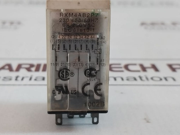 Lot Of 4X Schneider Electric Rxm4Ab2P7 Plug In Relay 230V 50/60Hz