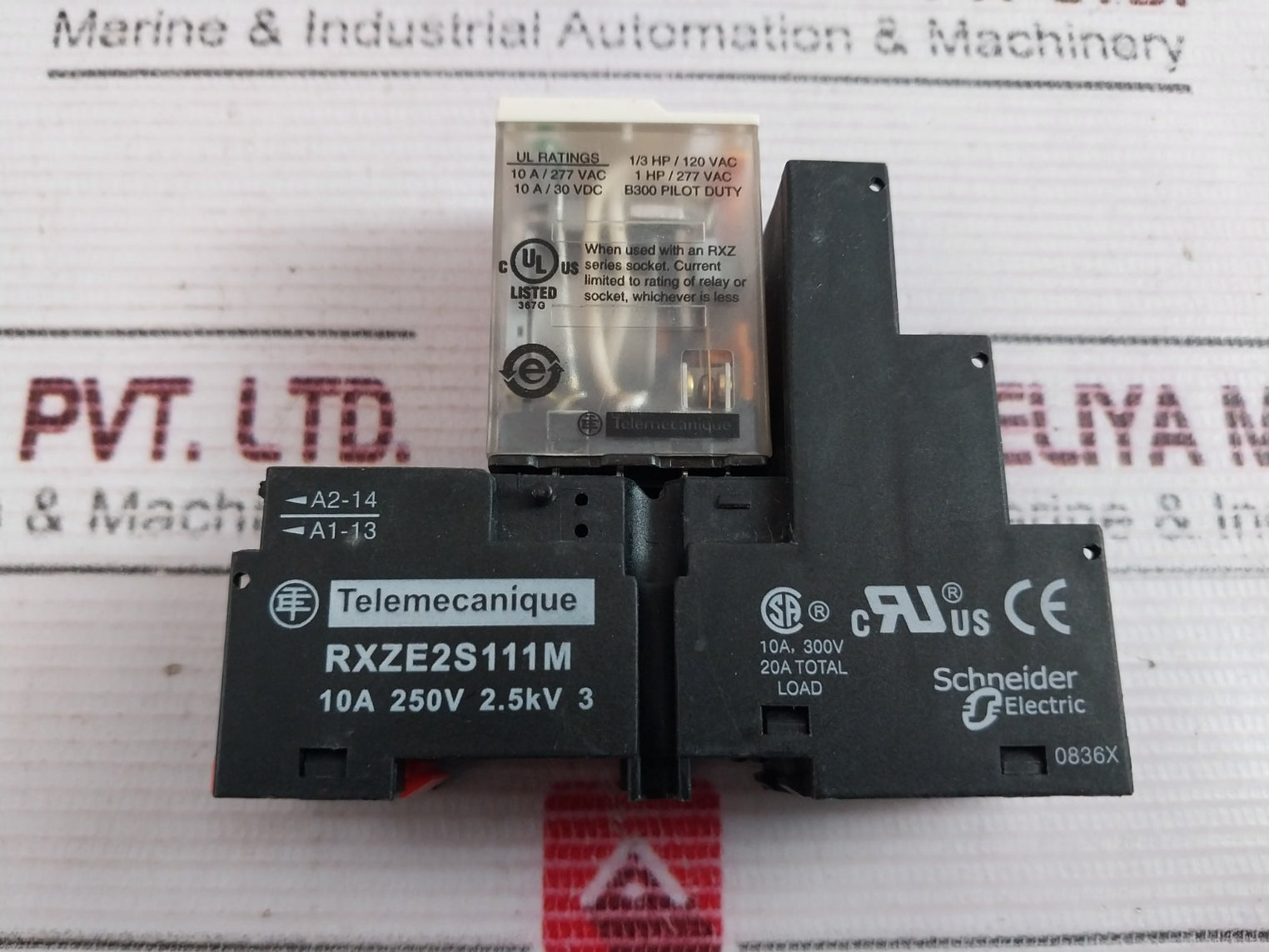 Schneider Electric Rxze2S111M Relay With Base 24V