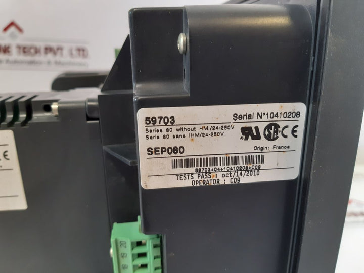 Schneider Electric Sep080 59703 Base Unit OperatorC09
