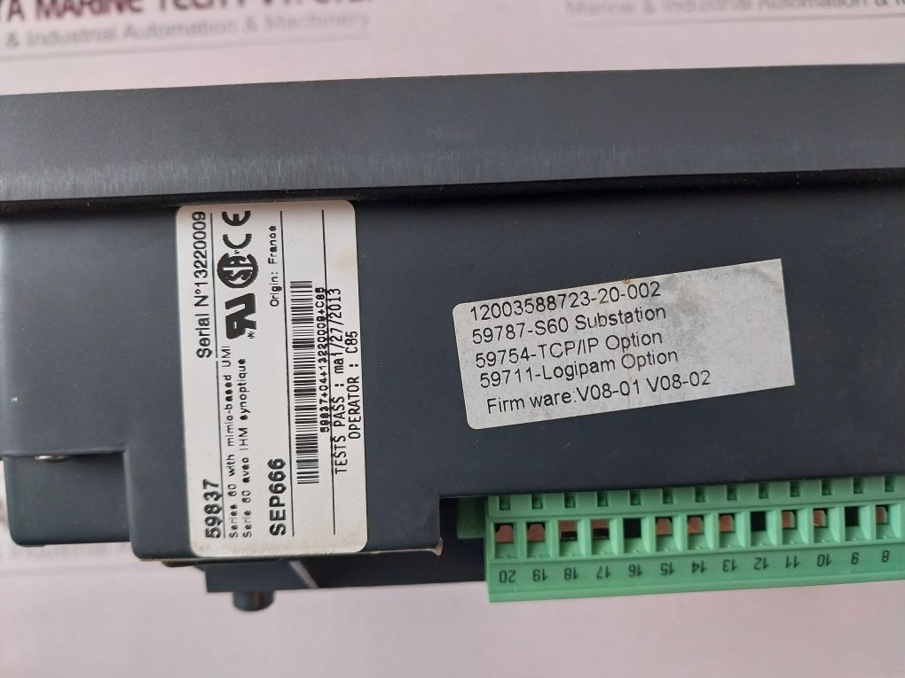 Schneider Electric Sepam Sep 666 59837 Series 60