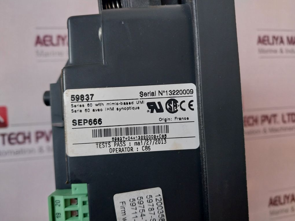 Schneider Electric Sepam Sep 666 59837 Series 60