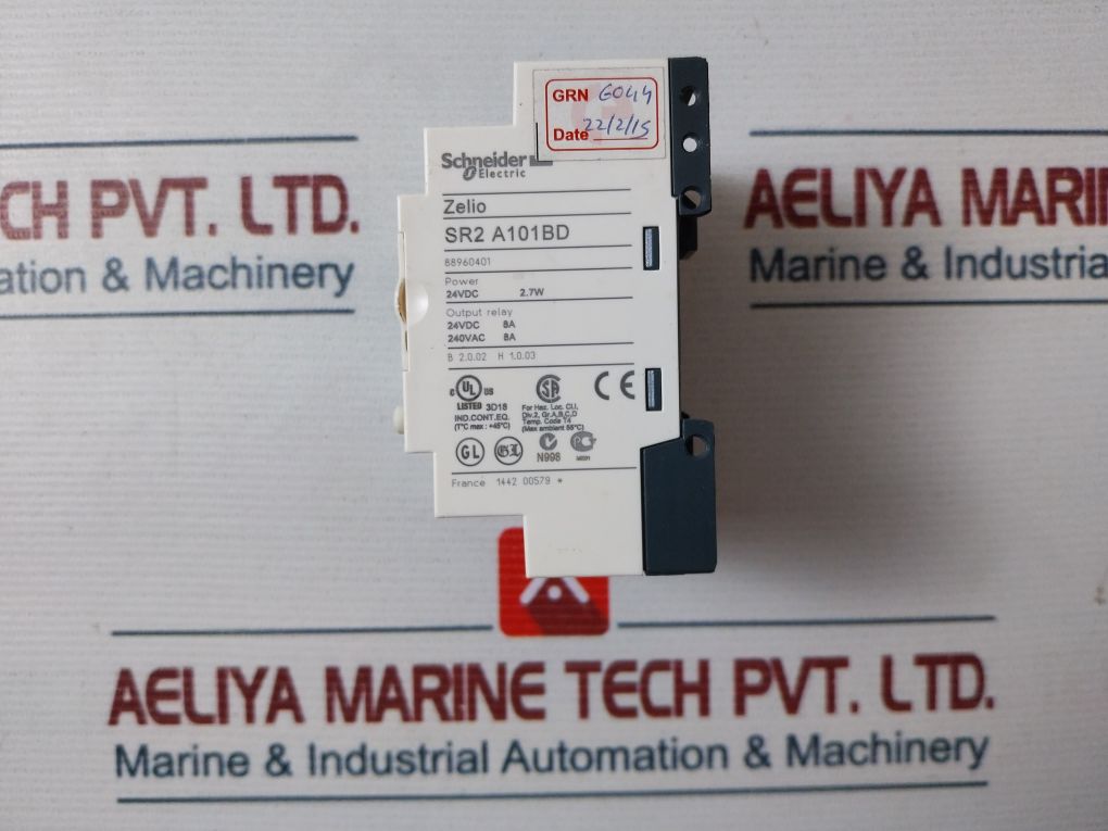 Schneider Electric Sr2 A101Bd Relay 24Vdc 2.7W