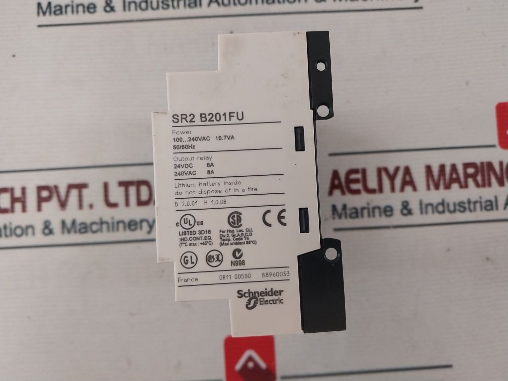 Schneider Electric Sr2 B201Fu Output Relay 100...240 Vac 10.7Va