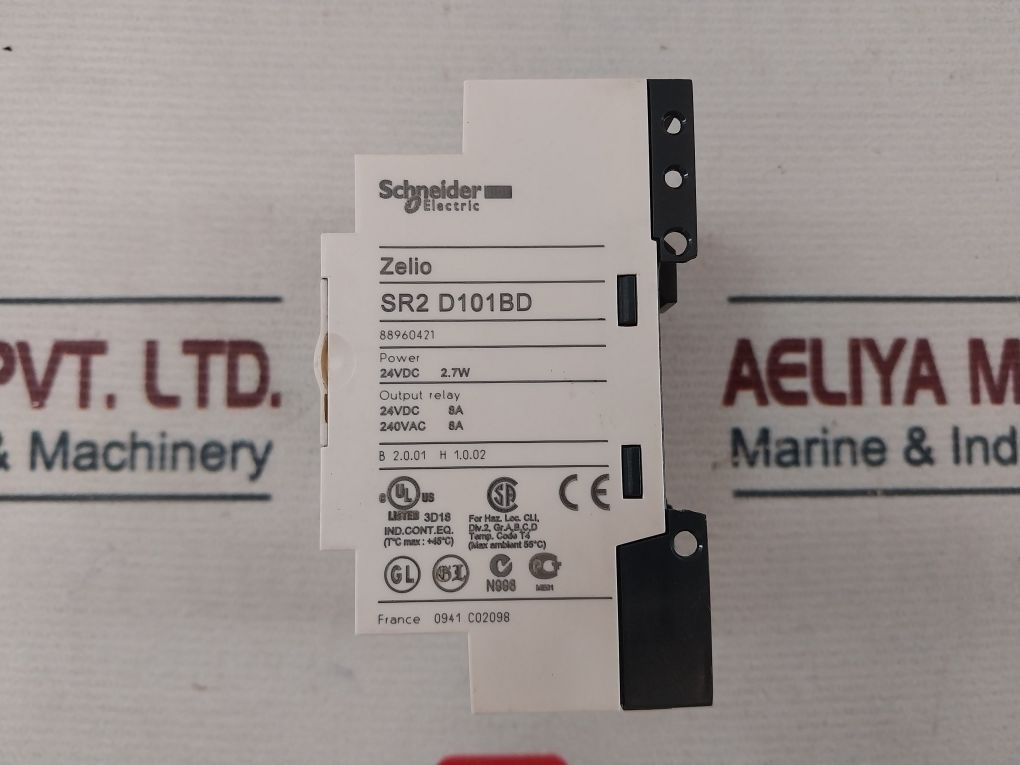 Schneider Electric Sr2 D101Bd Compact Smart Relay 24 Vdc 2.7W