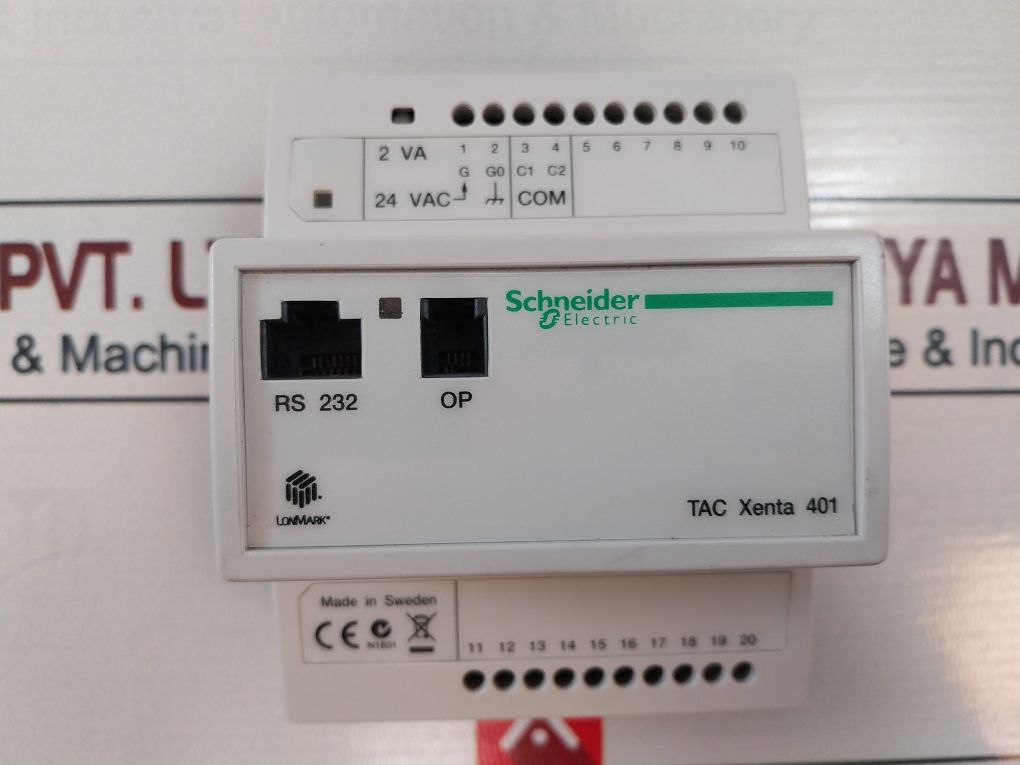 Schneider Electric Tac Xenta 401 Programmable Controller 24V Ac