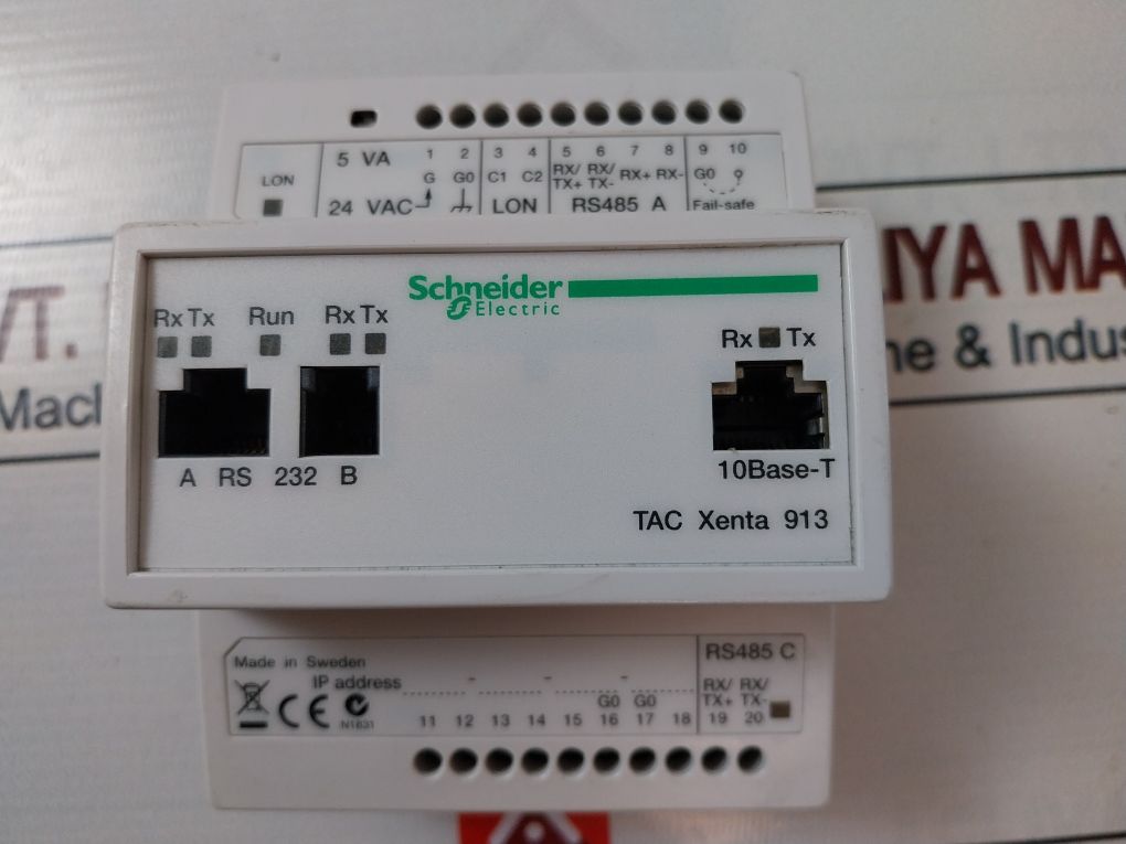 Schneider Electric Tac Xenta 913 Plc Controller Module